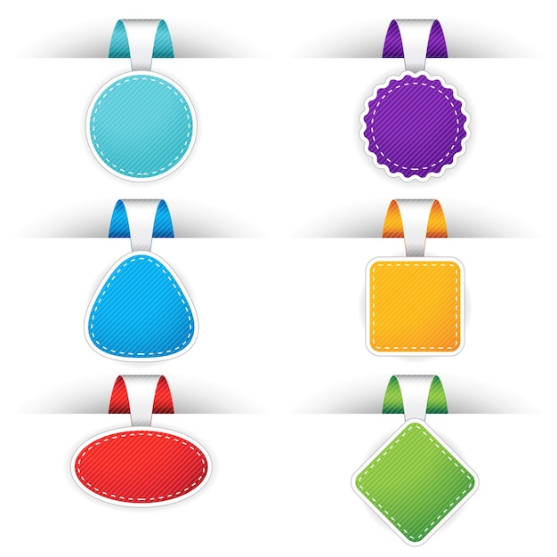 Website badges in different colors