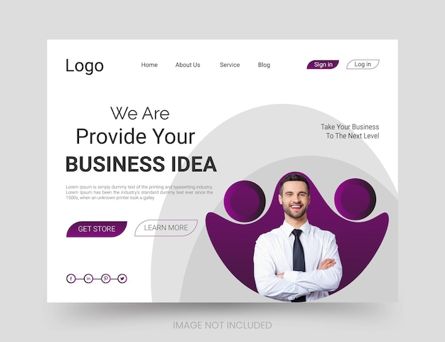 website header design template