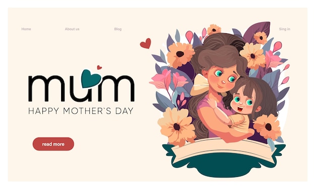 A website for the mother's day