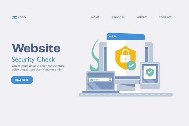 Website security concept