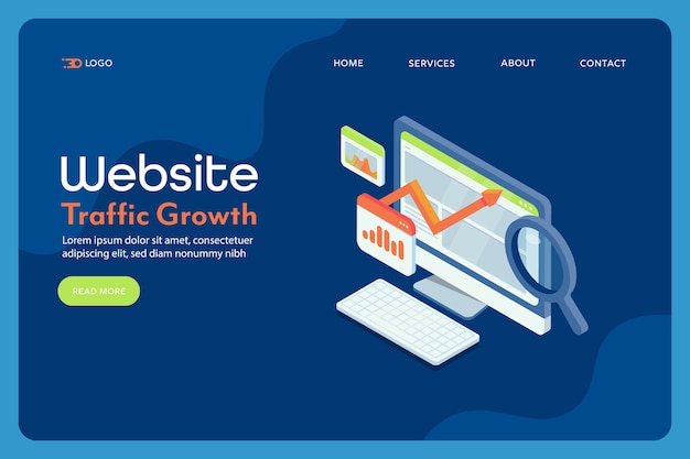 Website traffic growth