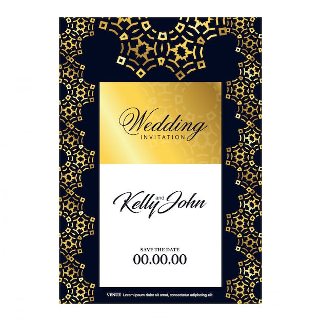 Wedding ceremony card 