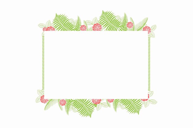 Wedding Floral Frame