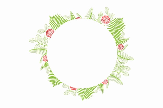 Wedding Floral Frame