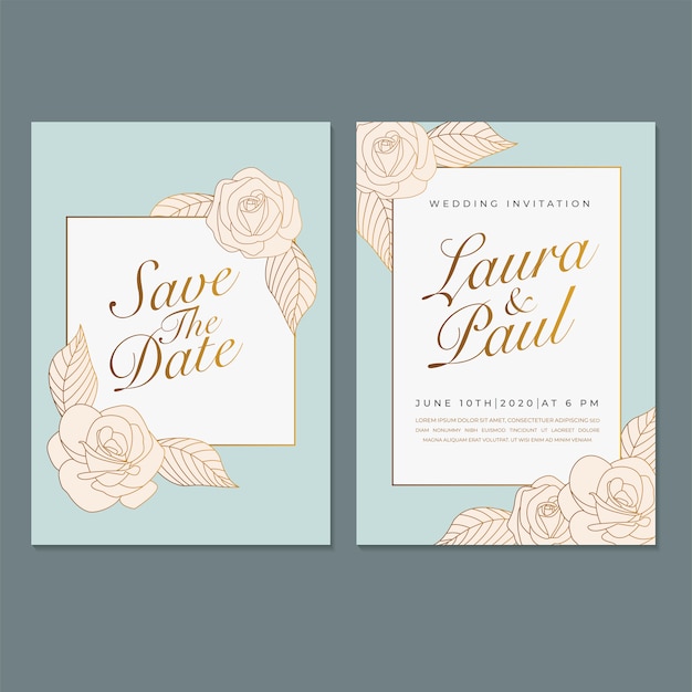 Wedding Invitation template