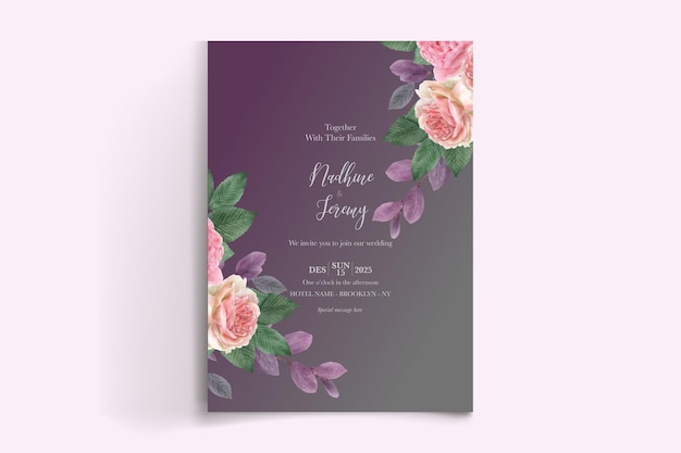 wedding invitation templates