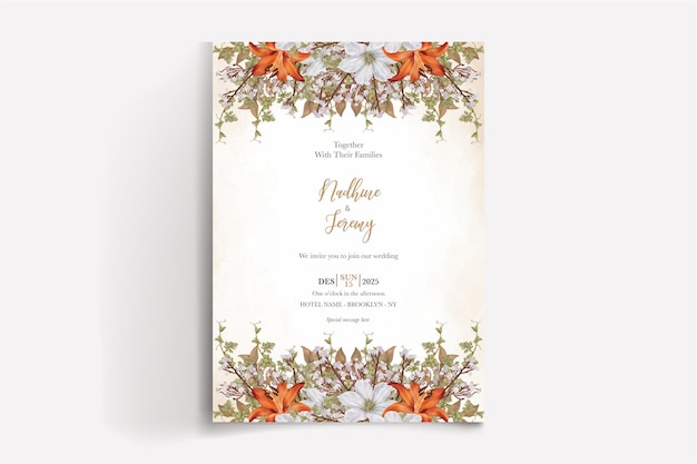 wedding invitation templates