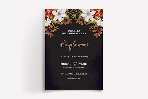 wedding invitation templates