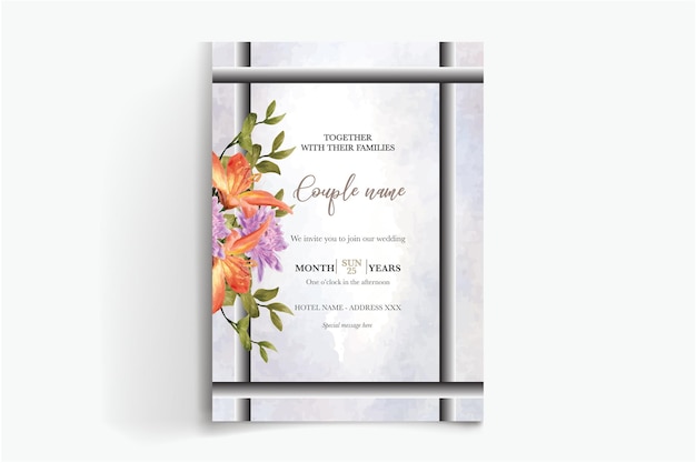 wedding invitation templates