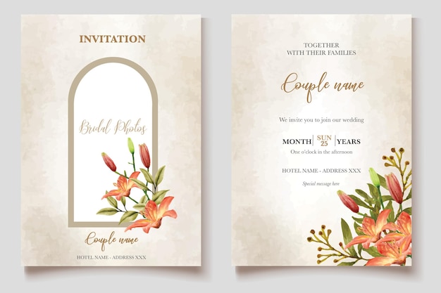 wedding invitation templates