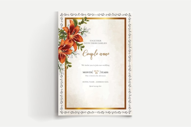 wedding invitation templates