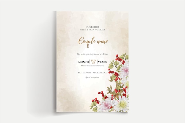 A wedding invitation that says couple wave on it.