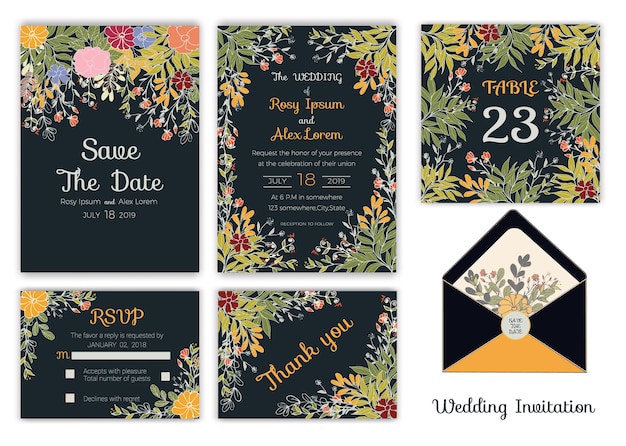 Wedding invitation 