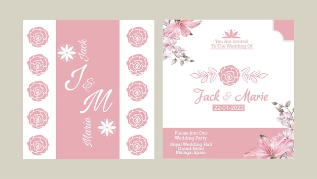 Wedding invitation