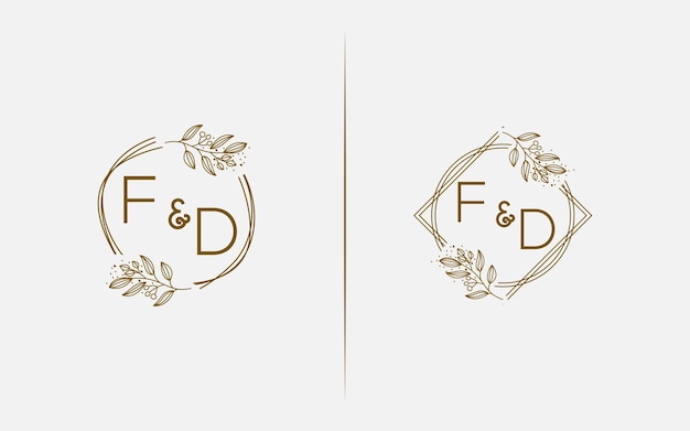 Wedding monogram collection FD