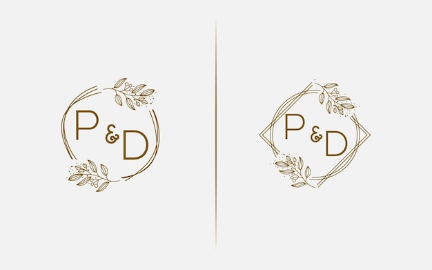 Wedding monogram collection PD