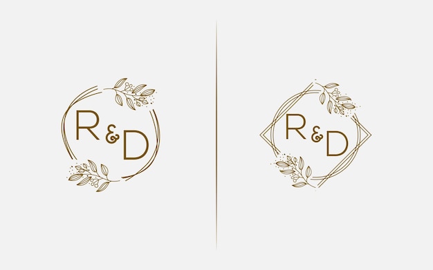 Wedding monogram collection RD