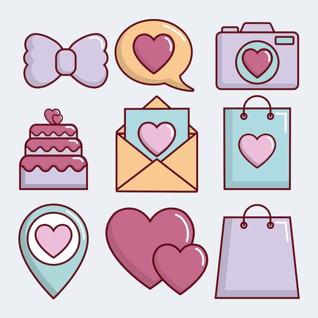 wedding related icons