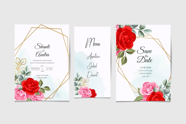 Wedding stationary template