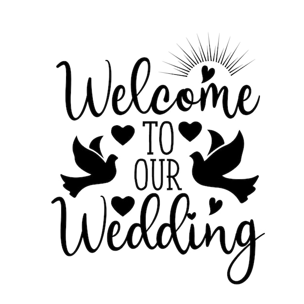 wedding svg design