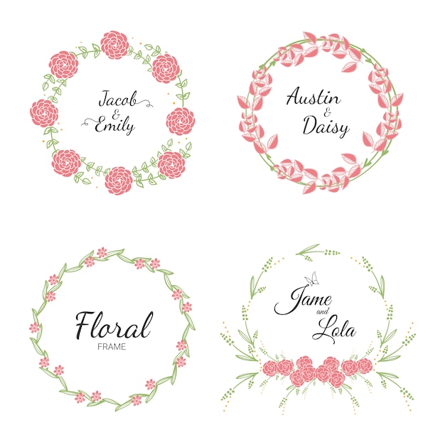 Wedding wreath collection for wedding