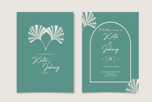 Weding invitation template