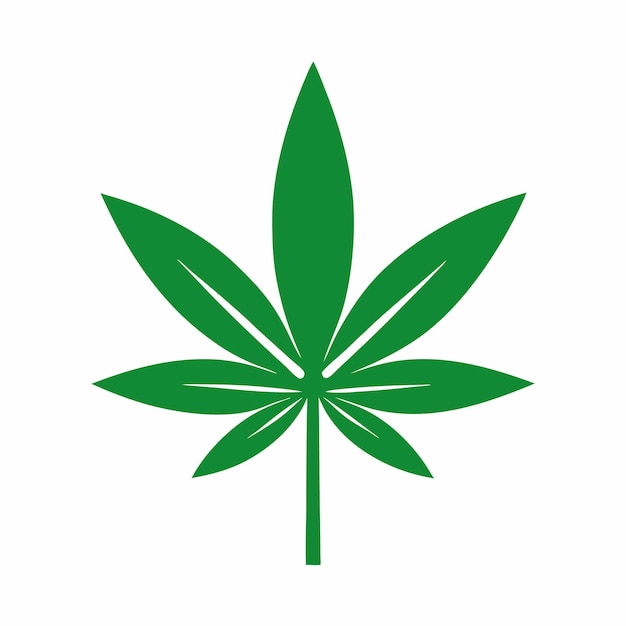 Vector weed logo vector