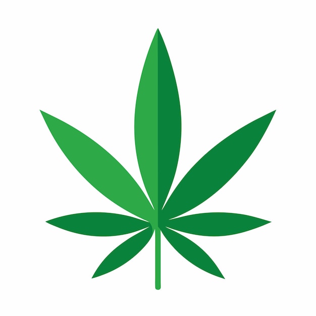 Vector weed logo vector