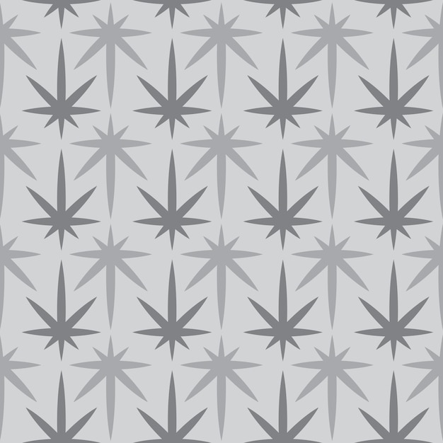 Weed seamless pattern background