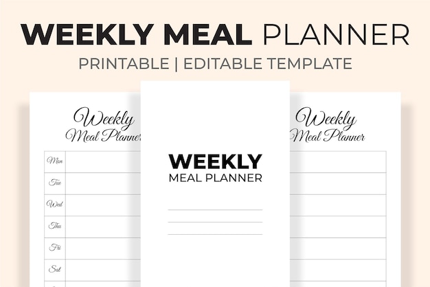 Weekly Meal Planner