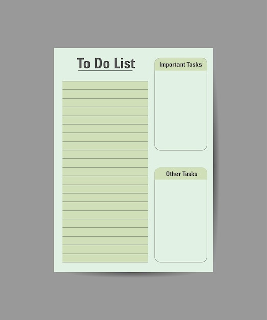 Weekly planner and todo list Templates for agendas schedules planners checklists notebooks and more