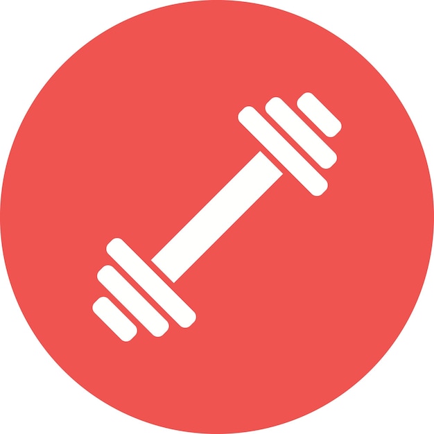 Weight Bar Vector Illustration Style