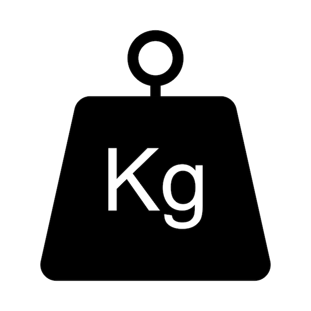 Vector weight icon vector