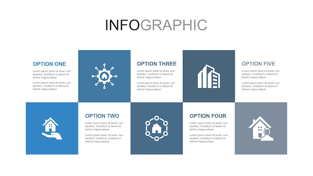 Weight loss body scale healthy food gym diet icons Infographic design layout template Creative presentation concept with 5 steps