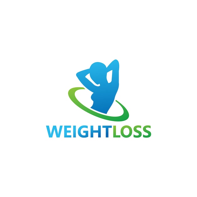 Weight Loss Logo Template Design