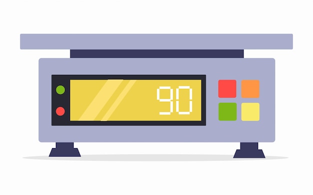 Weight machine. Measurement instrument for a cargo. electronic-digital cargo scales.