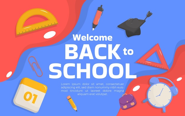 Welcome Back to School Banner