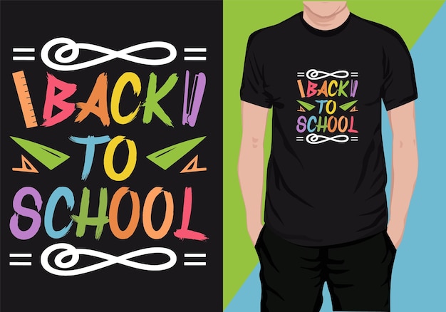 welcome back to school typography t shirt designHappy first day at school tshirt design