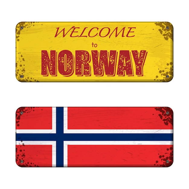 Welcome to Norway nameplate