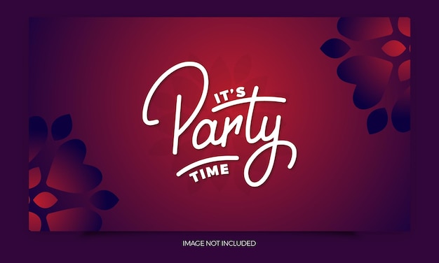 welcome party fest banner for any event banner design template