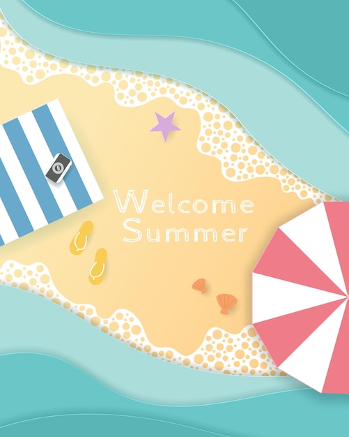 Welcome summer beach.