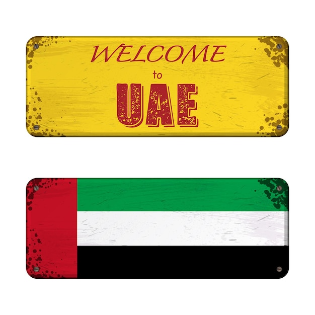 Welcome to UAE nameplate