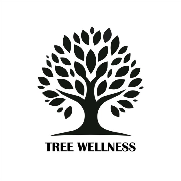 wellness logo design concept