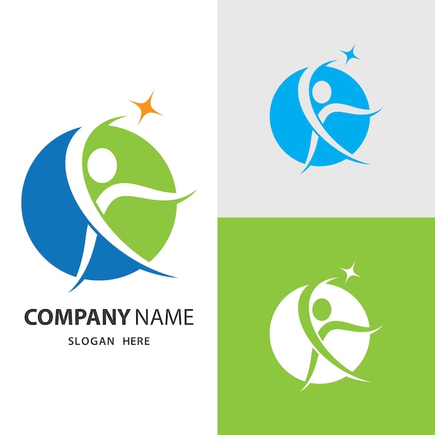 Wellness logo images design