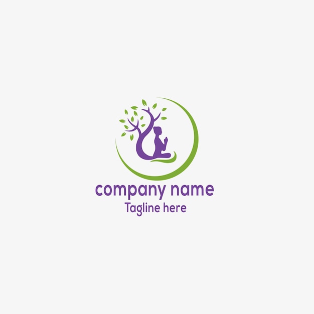 wellness medical spa yoga logo