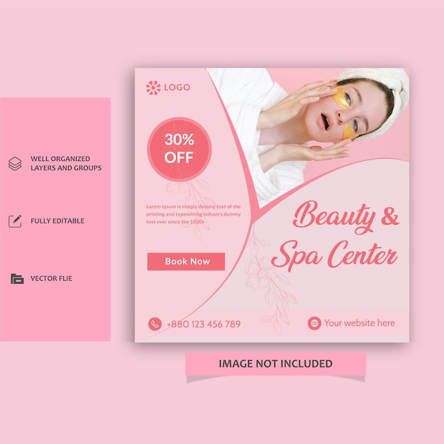 Wellness and spa template design