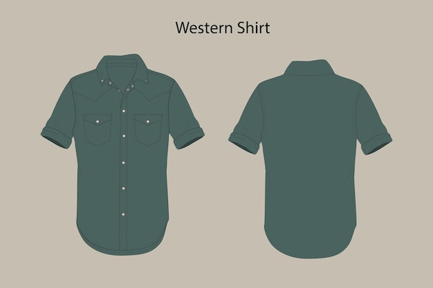 Vector western shirt 1