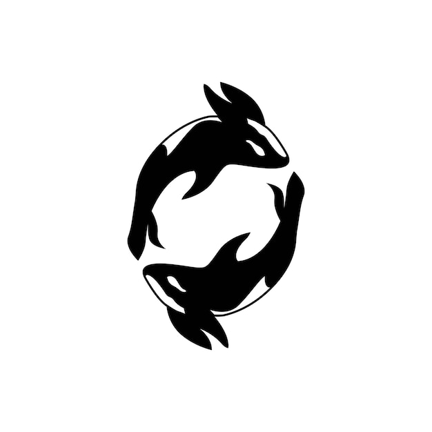 whale logo inside circle