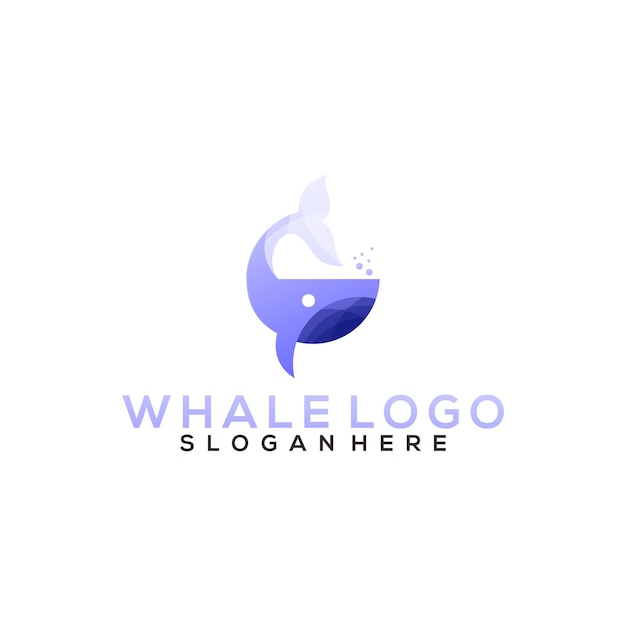 whale logo template