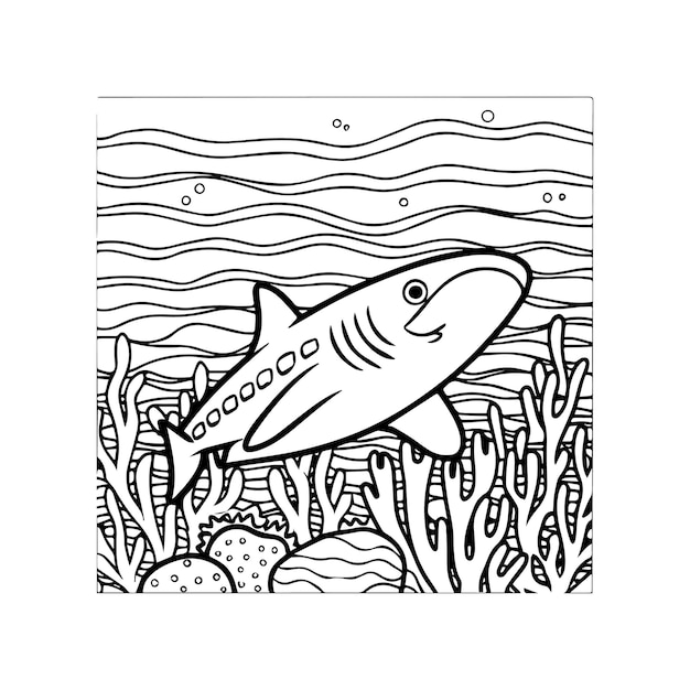 Whale Shark coloring pages Whale Shark outline for coloring book